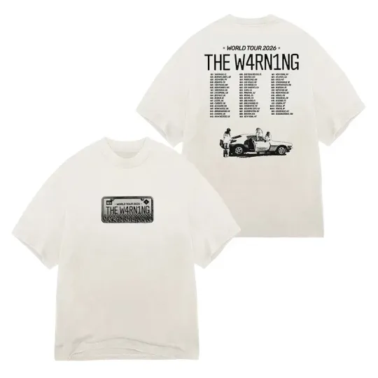 Discover The Warning World Tour 2026 Tour Date T-shirt ALL SIZE