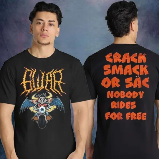 Discover GWAR 2026 “Nobody Rides Free” Tour T-Shirt