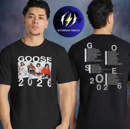 Discover An Evening With Goose1 Tour 2026 Schedule Unisex T-Shirt Fullsize