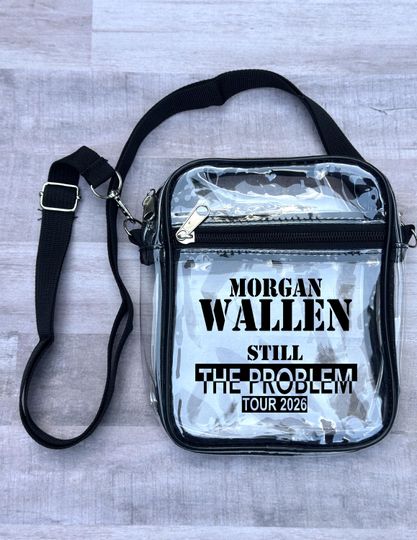 Still The Problem Tour 2026 Clear Stadium Crossbody Bag Morgan Fan Merch
