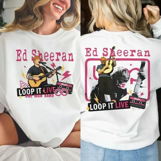 Discover Ed Shee One Man Band Shirt, Loop World Tour North America 2026 T-Shirt