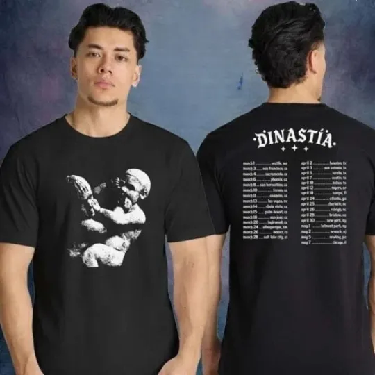 Discover Peso Pluma Dinastia Tour 2026 Merch Dinastía Tour Dates T-Shirt