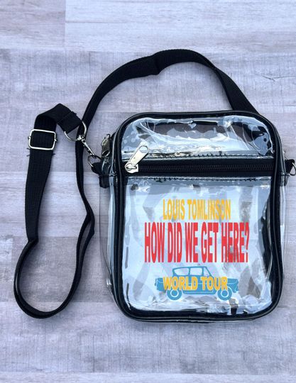 Tomlinson How Did We Get Here Tour 2026 Clear Stadium Crossbody Bag