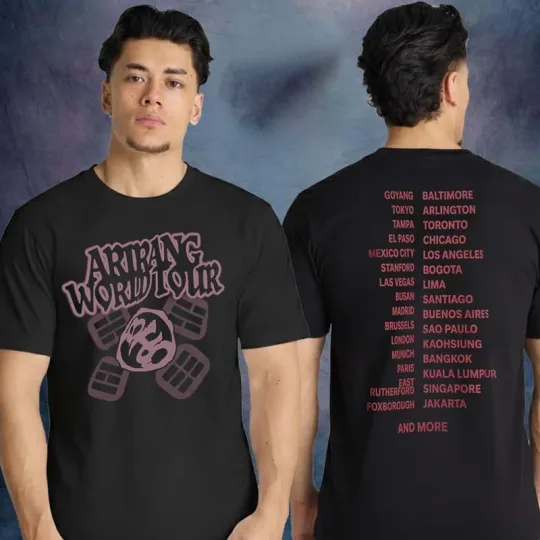 Discover BTS Merch Arirang World Tour 2026 Dates Unisex Double Sided T-Shirt