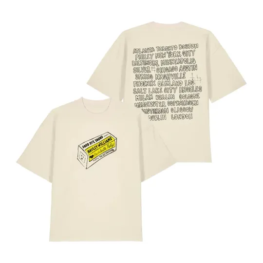 Discover Hayley William At A Bachelorette Party Tour 2026 Gdy Tour T-Shirt