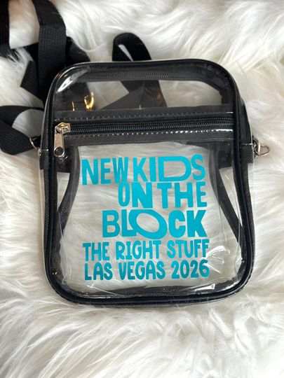 NKOT Block The Right Stuff Las Vegas Residency 2026 Clear Stadium Crossbody Bag
