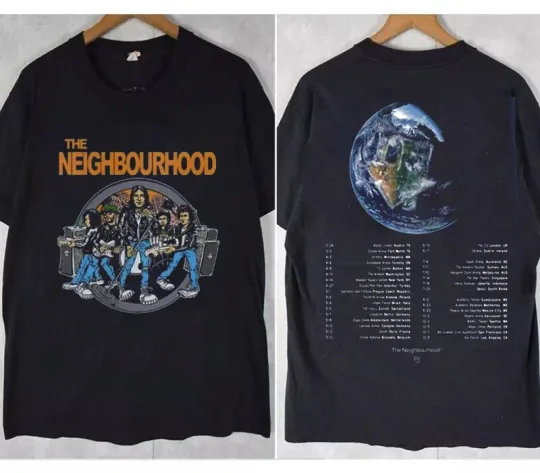 Discover Hot The Neighbourhood Band 2 Sides Tour 2026 S to 5XL Shirt H0068