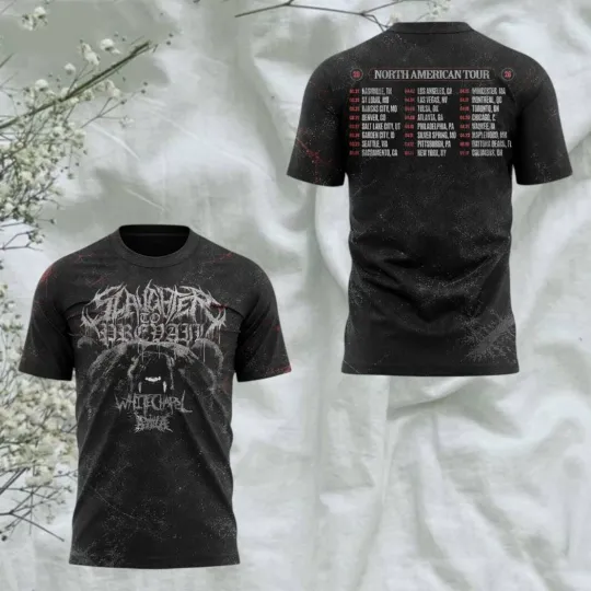 Discover Slaughter To Prevail North America Tour 2026 3D T-shirt AC3078