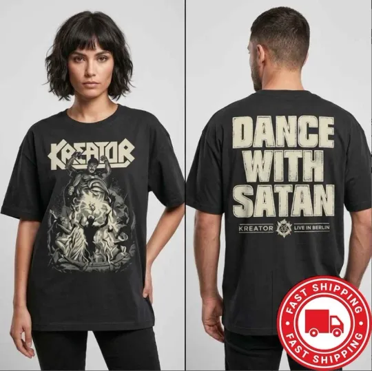Discover Kreator Carcass Exodus Nails Krushers World Tour 2026 UK T-Shirt Merch