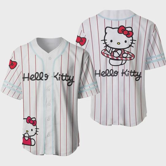 Discover Hellokitty Baseball Jersey Shirt, Hellokitty Lover Baseball Jersey, Hello kitty Fan Baseball Shirt, Hellokitty Jersey Shirt