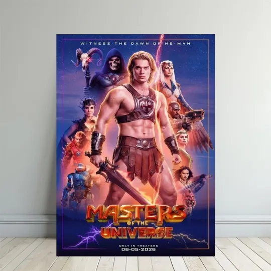 Discover Masters Of The Universe He Man Movie 2026 Poster