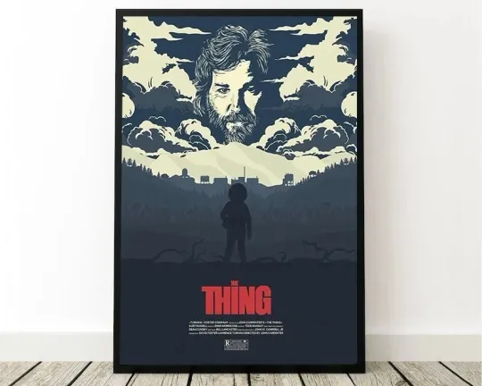 Discover The Thing Movie Poster - Minimalist Horror Wall Art