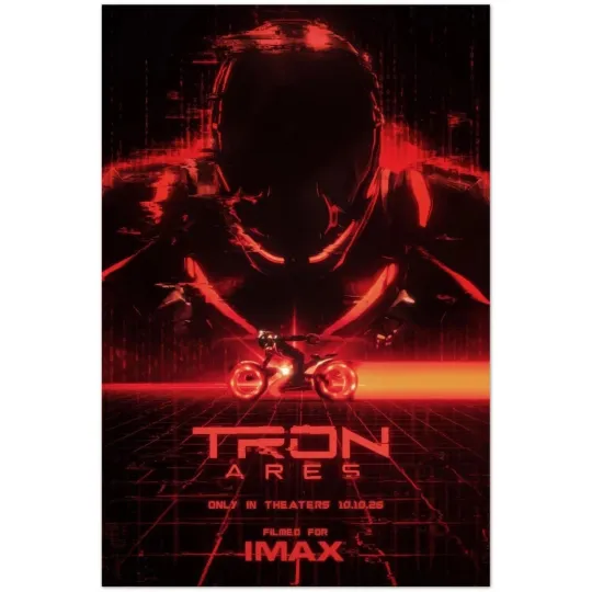Discover Tron Ares 2026 Sci Fi IMAX Movie Poster