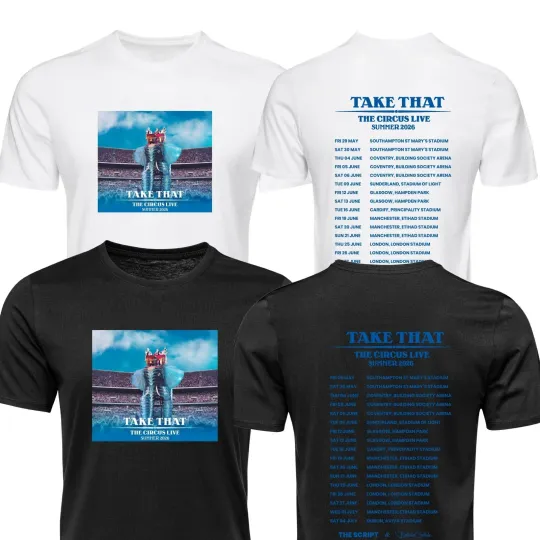 Discover Take That The Circus T shirt Live Tour Inspired Unisex Adults Kids Music Tee Top