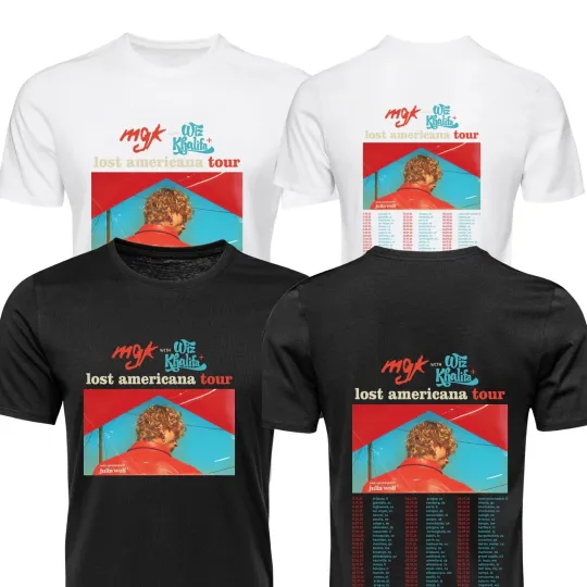 Discover MGK  T-Shirt Lost Americana WizKhalifa Inspired Concert Unisex Kid Adult Tee Top