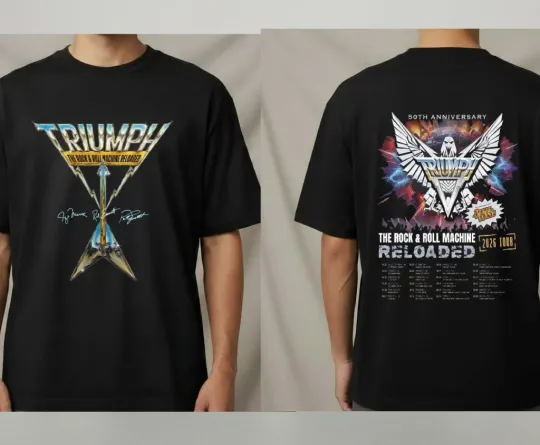 Discover Trivph 50th Anniversary 2026 Tour T shirt