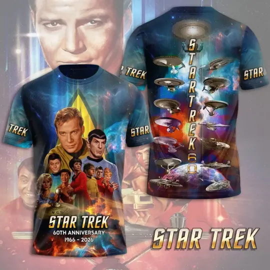 Discover Trek 60th Anniversary 3D Apparel