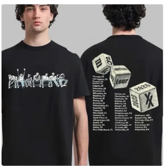 Discover Machine Gun Kelly MGK Lost Americana Tour 2025 2026 Unisex Fan T-Shirt