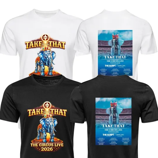 Discover Take That The Circus T shirt Live Tour Inspired Unisex Adults Kids Music Tee Top