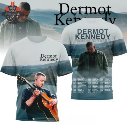 Discover Dermot Kennedy The Weight Of The Woods Tour 2026 Unisex T-shirt