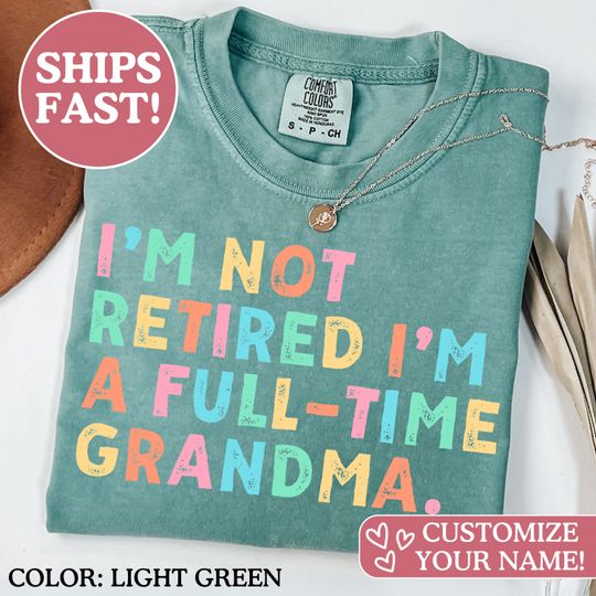 Discover Comfort Colors Retirement Gifts For Women, Retirement Gift, Retirement Gift For Women, Gift Mothers Day, Retirement Shirt, for Grandma