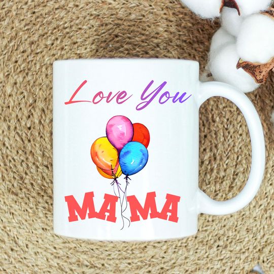 Discover Love You Mama Mug, Mother's Day Mug, Coffee Lover Mom Gift, Coffee Mug Gift, Mom Gift