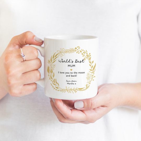 Discover Mug for mum Gift for mummy To the best mum in the world I love you to the moon and back Christmas Mother's Day Mum's birthday gift