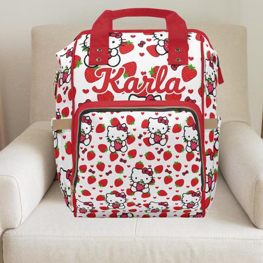 Discover Hello Kitty Diaper Backpack Baby Girl Bag Berry First Birthday Girl Backpack Baby Shower Gift