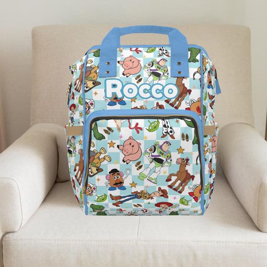Discover Toy Story,Toy story backpack,Woody,Buzz lightyear,Jessie toy story,Boy diaper bag,custom diaper bag,Baby Blanket,First time mom gift,