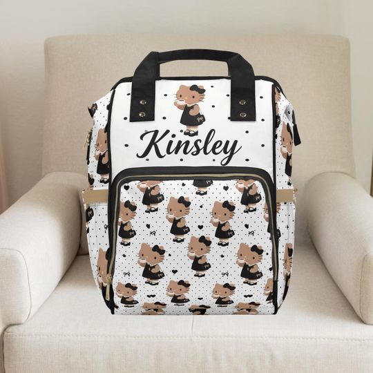 Hello Kitty Polka Dot Diaper Backpack for Toddler Girls