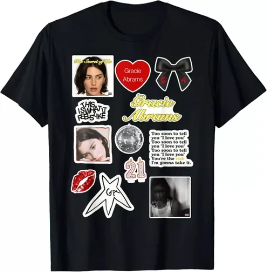 Discover Gracie Abrams Black T-Shirt Gift