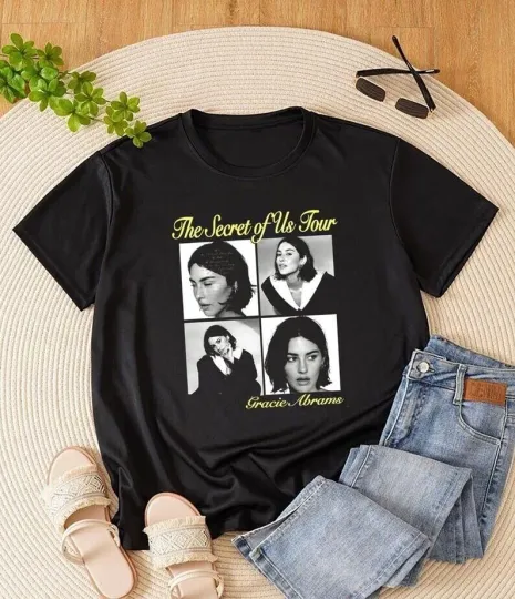 Discover Gracie Abrams Unisex Black T-Shirt