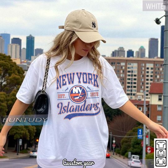 Discover Vintage New York Islanders Hockey T-shirt, NY Islanders Crewneck, Retro Hockey Shirt
