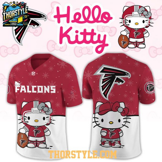 Atlanta Falcons Hello Kitty Gameday Football Jersey