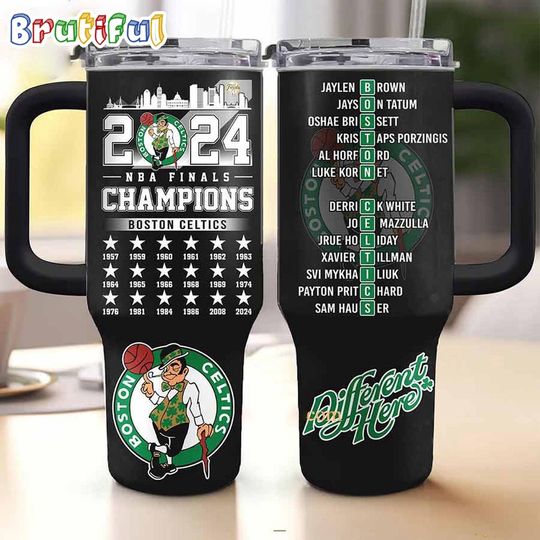 Boston Celtics 2024 NBA Finals Champions 40oz Tumbler With Handle