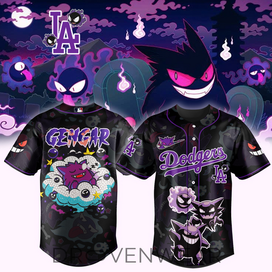 Los Angeles Dodgers  x PKM Gengar Special Edition Jersey