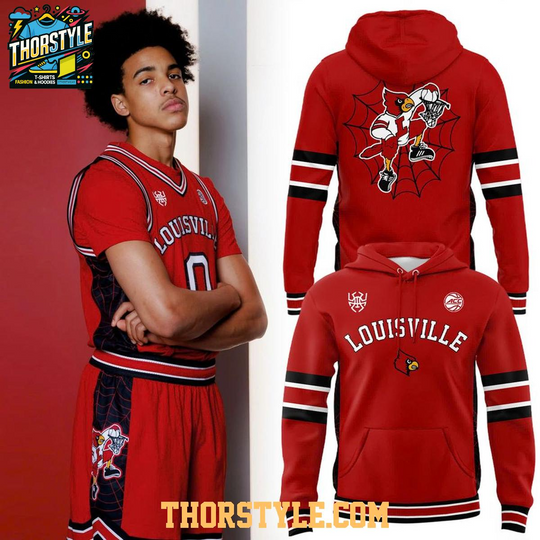Discover Louisville Cardinals Donovan Mitchell 2026 Spida Campaign Hoodie