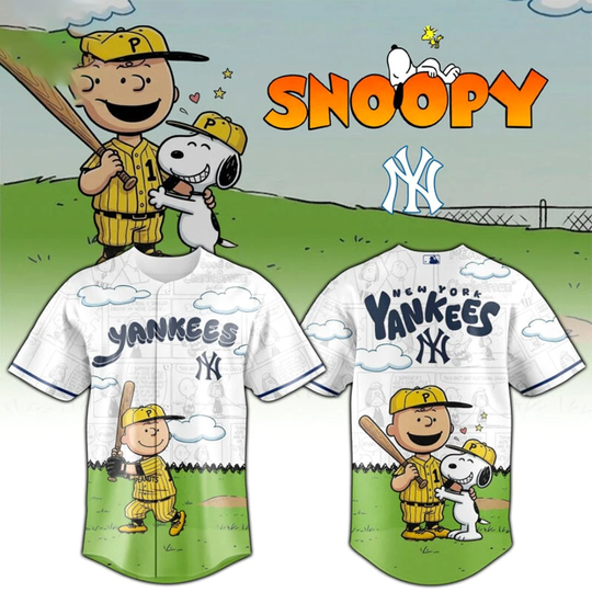 New York Yankees x Peanuts Gang 2026 Baseball Jersey
