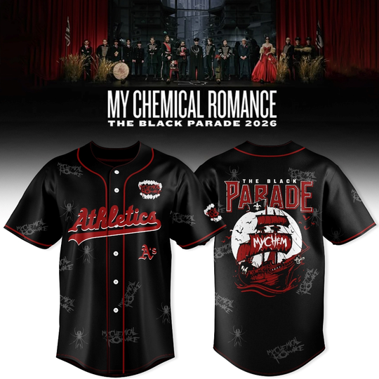 Athletics X My Chemical Romance The Black Parade 2026 Jersey
