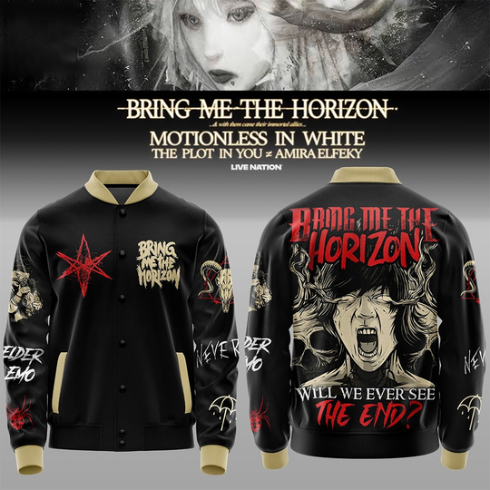Bring Me The Horizon 2026 Tour Baseball Jacket