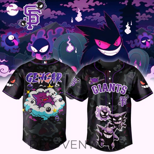 San Francisco Giants x PKM Gengar Special Edition Jersey