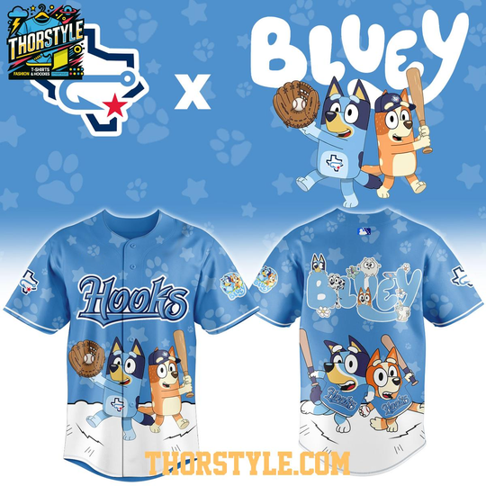 Discover Corpus Christi Hooks BlueyDad Night 2026 Minor League Game Baseball Jersey
