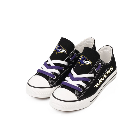 Baltimore Ravens Low Top Sneakers, Football Lover Shoes, Gift For Fan
