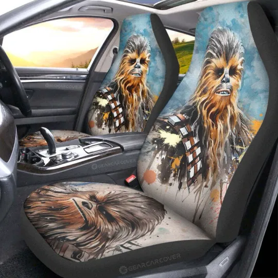 Discover Chewbacca Car Seat Covers Collection Starwars Character Car Accessory