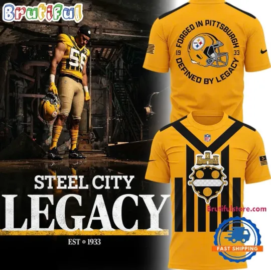 Discover Pittsburgh Steeler Steel City Legacy 2025 3D T Shirt