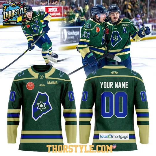 Discover Personalized Maine Mariners x 207 Night 2026 Hockey Shirt Men's Fan Gear