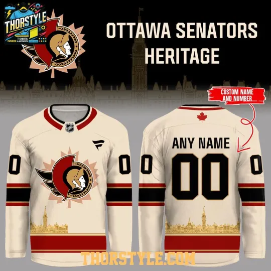 Discover Personalized Ottawa Senators Classic Night 2026 Hockey Shirt Men's Fan Gear