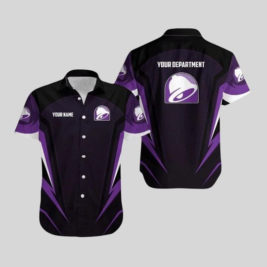 Discover Personalized Taco Bell Hawaii Shirt, Taco Bell Sauce Aloha Shirt, Fast Food Hawaiian Shirt, Mexican Food Shirt For Men Women