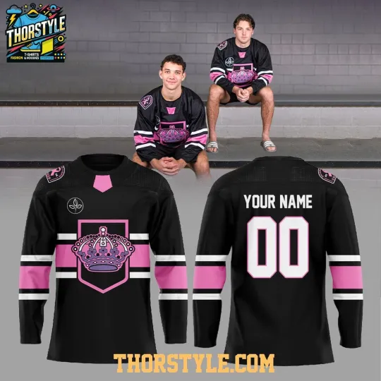 Discover Personalized Ontario Reign Pink In The Rink 2026 Fight Cancer Night Hockey Shirt