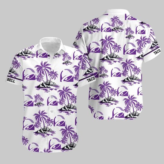 Taco Bell Hawaii Shirt, Fast Food Hawaiian Shirt, Taco Bell Sauce Aloha Shirt, Mexican Food Shirt For Men Women